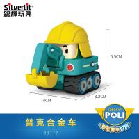 玩具变形警车珀利POLI动漫周边汽车机器人玩具合金小汽车 普克-吊臂车(合金版)非变形83177