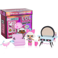 MGA正版LOL惊喜拆拆球 冬季迪斯科美发时尚家具OOTD神秘套装奇趣蛋时尚娃娃宠物盲盒女孩玩 时尚美发沙龙娃娃Diva