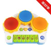 手拍鼓婴儿玩具0-1岁宝宝拍拍鼓6-12-18个月早教电动音乐儿童 手拍鼓(颜色随机)