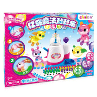 亿奇魔法粘粘乐 男孩女孩儿童玩具手工气球充气机泡泡球波波黏黏乐手工制作DIY情景