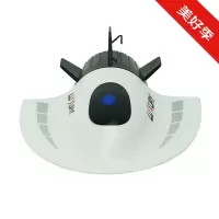 儿童电动遥控潜水鱼仿真鲨鱼男孩玩具 遥控船潜水艇玩具玩具船 白色观光潜艇