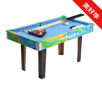 桌球玩具室内健身皇冠斯诺克台球桌家用室内小台球儿童小型桌球台宝宝玩具大号男孩 大号台球花纹93厘米