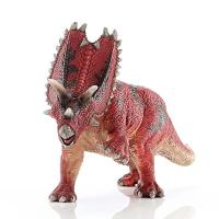 思乐德牌手工漆色大恐龙玩具儿童早教教具仿真动物模型 五角龙14531