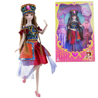 叶罗丽娃娃正品罗丽仙子冰公主灵29cm夜萝莉洋全套叶萝莉女孩玩具 黑香菱(2衣+1鞋)