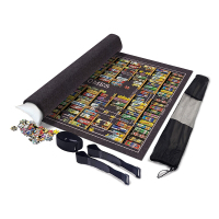 拼图收纳毯 加厚拼图毯拼图收纳毯垫多规格 厚款2000片深灰色