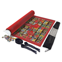 拼图收纳毯 加厚拼图毯拼图收纳毯垫多规格 厚款2000片红色