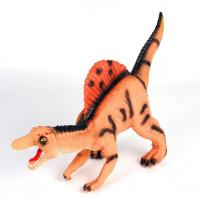 会说话的恐龙 侏罗纪公园玩具 发声恐龙玩具仿真小号软胶发声恐龙玩具儿童恐龙礼品静态模型搪胶恐龙玩具 蹲姿棘背龙带声效