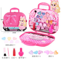 儿童画妆品盒 儿童化妆品套装女孩公主彩妆盒演出眼影盘女童小孩 手提包标准款