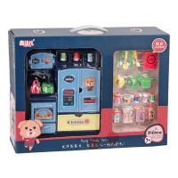 儿童扮家家厨房 小厨房玩具套装组合仿真 森达儿多功能双开冰箱电饭煲电磁炉厨房厨具做饭过家家儿童 小厨房二合一套装（蓝色）