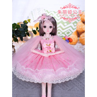 芭芘公主的玩具 60厘米cm眨眼巴比丹路大号洋娃娃女孩超大礼盒 经典版-朱丽娅 眨眼+遥控智能对话+礼包【28件套衣服】