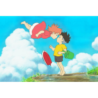 平图拼图成人 木质拼图悬崖上的金鱼姬300/500/1000片大型成年减压儿童玩具 500片金鱼姬001