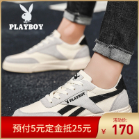 预售playboy花花公子男鞋帆布板鞋夏季潮鞋春季2020运动休闲鞋韩版旗舰店官方正品