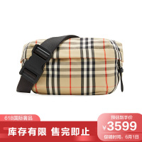 博柏利/巴宝莉 BURBERRY 男士典藏米色混纺腰包