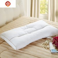 矮枕头护颈椎大豆纤维枕芯棉可水人48*74学生软枕头一对拍2 三维工匠