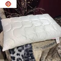 枕头枕芯单人棉超柔羽丝纤维低枕家用护颈乐肤枕一对拍2 三维工匠
