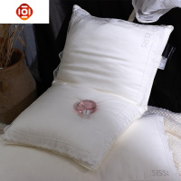 简约牛奶纤维枕芯美颜枕头白色蕾丝花边枕芯莫代尔天丝枕芯 三维工匠