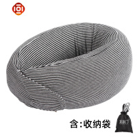 乳胶u型枕脖子颈椎U形护颈枕便携汽车飞机旅行午睡枕睡觉枕头 三维工匠枕芯/枕头