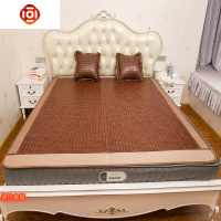 麻将凉席竹片垫子夏1.8m双人1.5米床炒折叠碳化包边学生宿舍1.2宽 三维工匠凉席/凉枕