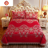 婚庆大红色凉席冰丝席三件套结婚新婚1.8m床双人水洗席子夏季1.5m 三维工匠凉席/凉枕