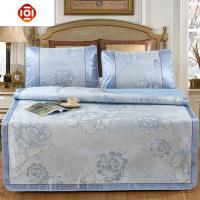 冰丝席三件套凉席子2020春夏新套件可折叠床垫单双人[血亏] 三维工匠凉席/凉枕