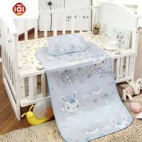 婴儿床用冰丝凉席床垫 婴幼儿园宝宝床凉席夏季儿童床垫席子套件 三维工匠凉席/凉枕