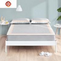 凉感冰丝席子夏季可水洗折叠1.5m1.8米床笠款凉席三件套 三维工匠凉席/凉枕