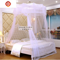 防尘布大圆顶蚊帐罗伞吊顶蚊帐吊伞帐结婚蚊帐子母床不锈钢架 三维工匠