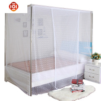 传统老式梅花蚊帐加高加厚加密1.2米1.5m1.8m床单开穿竹方顶 三维工匠