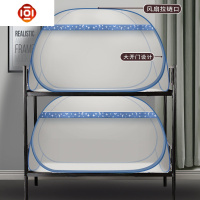 蒙古包蚊帐1.5m床1.8m家用帐篷纹账单人折叠学生宿舍1.2米免安装 三维工匠