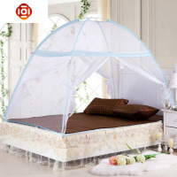 免安装蒙古包全底魔术圆顶学生简易蚊帐0.8m0.9m1.5m1.8米80cm床 三维工匠