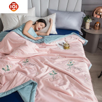 可水洗天丝空调被冰丝夏凉被莫代尔夏被单双人被芯春秋夏季薄被子 三维工匠