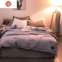 夏被子冬被空调被春秋被单双人加厚保暖棉被太空被褥学生宿舍被芯 三维工匠