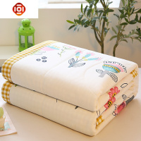 棉夏凉被夏被棉空调被ins风小清新单人儿童春秋被双人薄被子 三维工匠