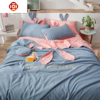 棉水洗棉空调夏被棉夏凉被四件套薄款夏季双人被子春秋可机洗 三维工匠