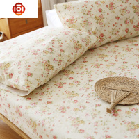 棉老粗布床单单件 棉田园单双人粗布凉席宿舍床1.5/1.8m2米床 三维工匠