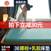 乳胶椰棕床垫软垫1.5m1.8m床加厚棕垫榻榻米租房专用宿舍垫 三维工匠
