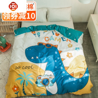 卡通棉单被套单件全棉200x230双人被罩单人儿童全棉1.5单被子套 三维工匠