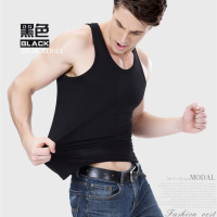 1件/2件装 夏季纯棉背心男青年紧身弹力打底修身吊带汗衫男装潮