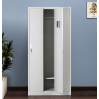 顶鸿DH-5703衣柜员工储物柜带锁铁皮柜存包柜鞋柜浴室更衣柜三门更衣柜