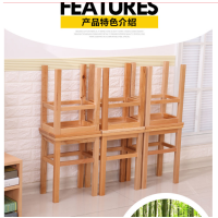 顶鸿DH-HY0281实木大方凳榉木凳子非塑料家用板凳中式木头凳子客厅坐凳餐凳榉木方凳 凳腿加粗