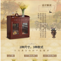 顶鸿DH-HY0289茶水柜简约储物置物架餐边柜门厅柜 800*400*850(全板门) 双门