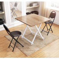 顶鸿DH-HY0422折叠桌 便携式手提餐桌80cm小户型家用折叠方形饭桌学习桌电脑桌