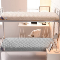 顶鸿DH-HY0499加绒加厚可折叠高低床正反两用垫被 羊羔绒保暖床垫[厚度10cm左右] 100*200c