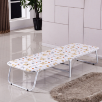 顶鸿DH-HY0523折叠床单人午休床行军床简易床铁艺床办公室午睡床 卡通小熊80CM宽[带轮]