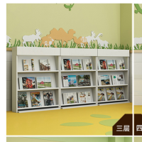 顶鸿DH-HY0647木质期刊架办公图书展示架报纸架子报架资料架杂志架三层