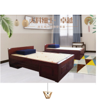 顶鸿DH-8511家具实木床部队用床职工床单人床酒店用床