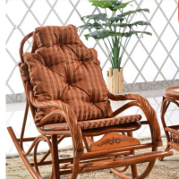 顶鸿DH-HY0821摇椅藤椅躺椅摇摇椅逍遥椅老人午睡椅客厅阳台桌椅休闲椅懒人藤椅子藤制家具 摇椅+坐垫