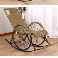 顶鸿DH-HY0816成人午睡躺椅客厅阳台懒人椅逍遥椅子户外凳子老人休闲摇摇椅 升级款双层加厚