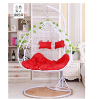 顶鸿DH-HY0843吊椅露台吊床秋千室内阳台藤椅摇椅躺椅鸟巢庭院粗藤单双人鸟巢宿舍寝室吊床 双人带扶手