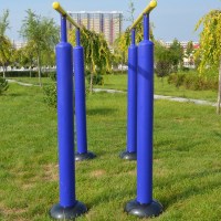 国龙T05004-4型双杠户外引体向上健身器材地埋式国标公园高低杠